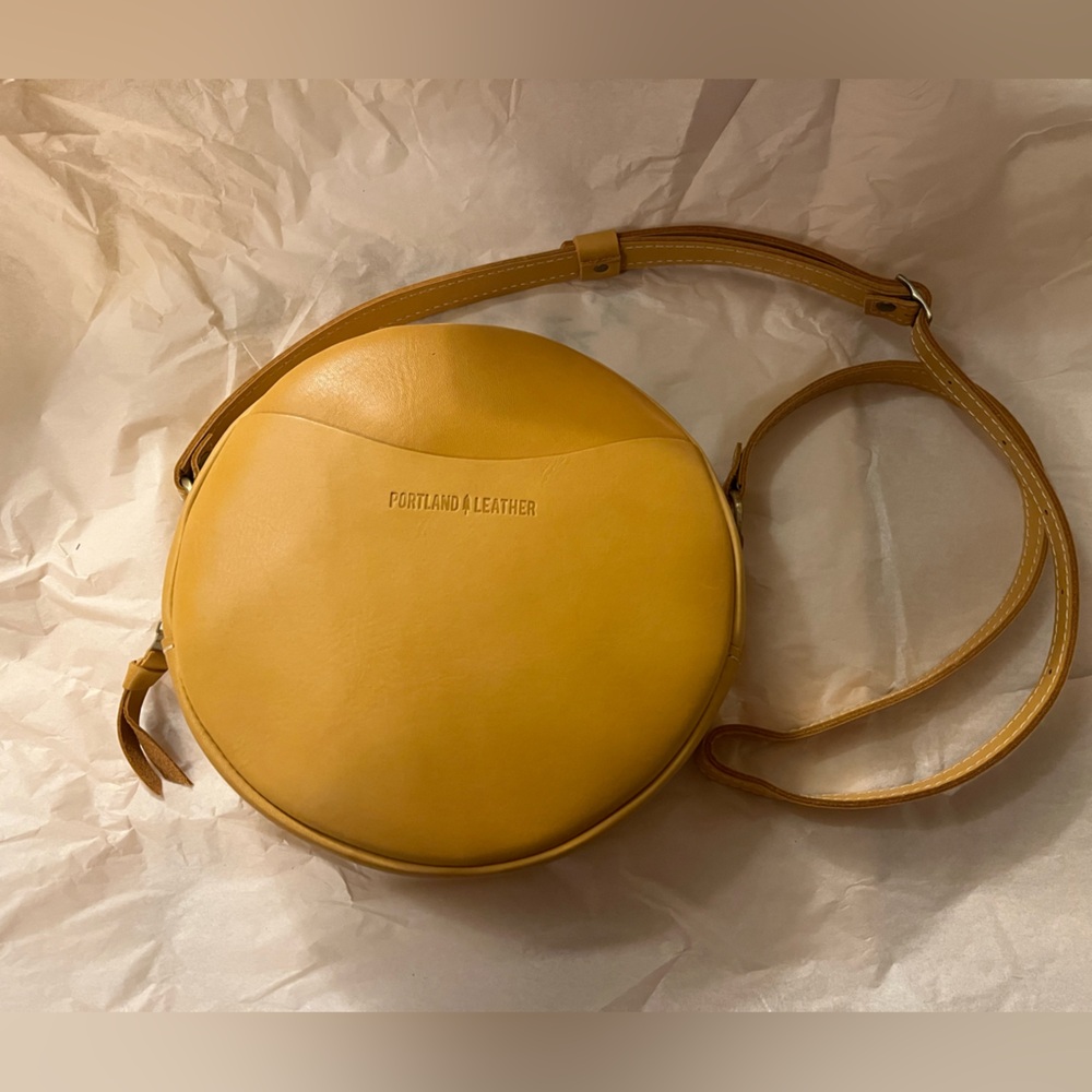 Portland Leather Sunflower Crossbody